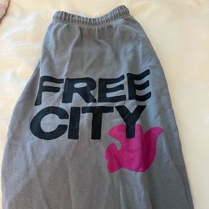 Grey Free City Sweats